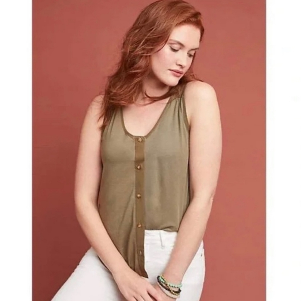 T.la Button Down Tank